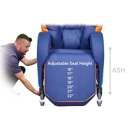 Adjustable Seat Height Adjustable Seat Height
