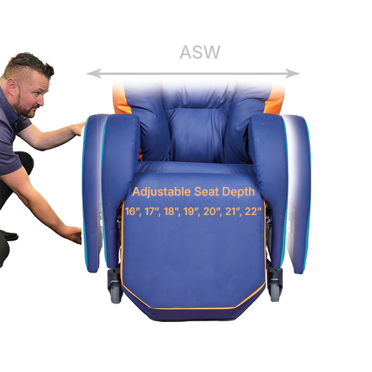 Adjustable Seat Width Adjustable Seat Width